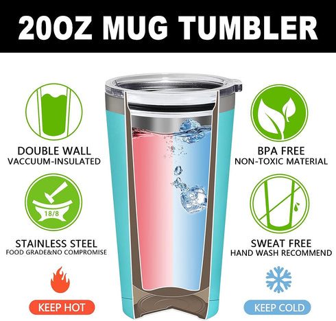 20oz Tumbler Cup - Leaving Good Bye Gift for Coworker